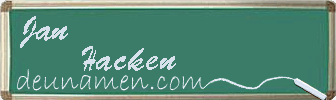 Jan Hacken Visitenkarte